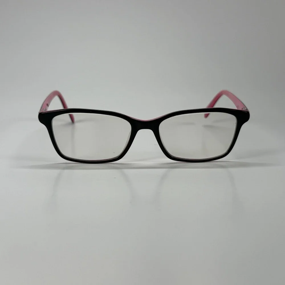 M+ 3011 Blkpk Eyeglasses Frame Only 50-16-142 Black Pink 980138673 Full Rim